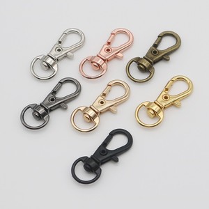Metal <b>Key</b> <b>Chain</b> 32x14mm Zinc Alloy Round Hard-Wearing For DIY Dog Fish Luggage Pendant Business Gift - Product Image 1