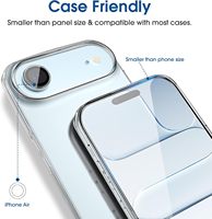 Protection d'écran en verre ultra-claire et lisse pour iPhone 17 16 15 14 13 12 Tous les modèles Rentable et de qualité