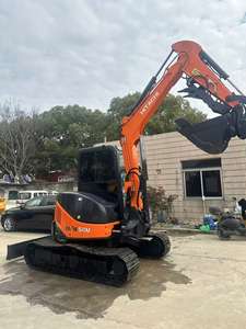 Mini-excavatrice sur chenilles d'occasion HITACHI ZX50U-2 ZX 50 U Zaxis 50U 5 tonnes, modèle d'origine japonais, ZX50 à oscillation de queue zéro - Product Image 3