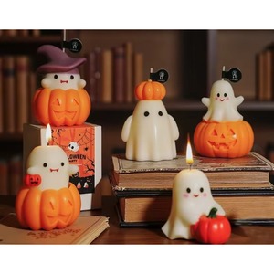 Vela Aromática de Calabaza Hecha a Mano Lovsens, Decoración Creativa para Ambiente de Halloween, Regalo Práctico - Product Image 4