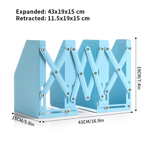 Tùy Chỉnh Có Thể Thu Vào Kim Loại Kệ Sách Với Có Thể Điều Chỉnh Bookends Sinh Viên Máy Tính Để Bàn Cuốn Sách Lưu Trữ Giải Pháp - Product Image 4