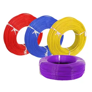 UL3266 300V XLPE 10 12 14 16 18 20 22 AWG heat braided insulated flexible copper cable wire house wires power supple cables