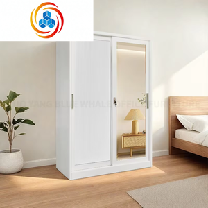 Bedroom <b>Wardrobe</b> Professional Steel <b>Wardrobe</b> Factory <b>With</b> High R&D <b>and</b> Support ODM & OEM,Metal <b>Wardrobe</b> <b>With</b> CE Certification - Product Image 2