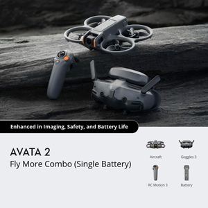 Drone professionnel original DJ Avata2 Avata 2 Fly More Combo (3 batteries) Avatar 2 FPV avec caméra 4K et lunettes 3 pour DJ - Product Image 5