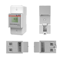 Medidor de Energía Monofásico 4G LTE de Marca Swin para Riel DIN, Prepago/Postpago Inteligente, Clase 1.0, Pantalla LCD, 80A, 230V, 50Hz, Relé Integrado