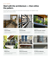 Panneaux de garde-corps de toit en aluminium noir thermolaqué, tube carré, pour balcon, terrasse, vue sur la ville