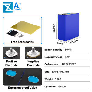 Batteries prismatiques au <span class=keywords><strong>lithium</strong></span>-ion 6000 cycles Cellule Lifepo4 3.2V 300Ah 314Ah 330Ah 340Ah Batterie Lifepo4 Gotion - Product Image 3