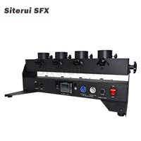 SITERUI SFX canon à confettis électronique à quatre têtes équipement d'effet de scène pour DJ fête mariage et fournitures de fête de cérémonie ouverte