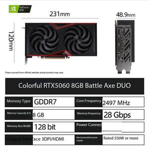 Ventilador de Escritorio para RTX5060TI 5070 5070TI 5080, Refrigeración PCI-E 5.0 de 40nm, Gráficos Discretos para Renderización y Juegos - Product Image 2