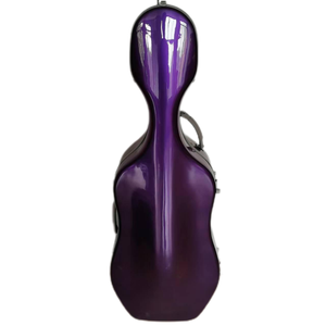 Custodia rigida per violoncello di alta qualità colorata su misura per violoncello in fibra di carbonio - Product Image 4