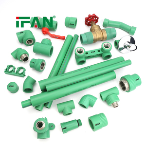 Connettori per Tubi PPR Verdi Durevoli di Marca IFAN, Inserti Filettati in Ottone di Alta Qualità - Product Image 1