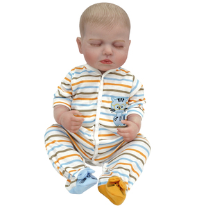 Poupées Reborn Loulou, poupée de mode en vinyle de 18 pouces, bébé fille nouveau-né, caractéristiques réalistes, vêtements interchangeables, cadeau d'anniversaire pour enfants - Product Image 2