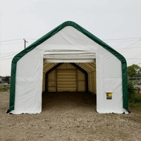 Carpa de PVC con Tubos Galvanizados para Exteriores de 30X40X15 pies, Protección Solar y Sombra, Material para Toldo, Refugio contra la Lluvia, Almacenamiento Temporal