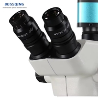 Microscopio Trinocular ST-6TV con Cámara Digital HD de 14MP y Fuentes de Luz Uniforme Dobles (Superior e Inferior)