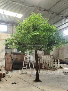 S0259 Top qualité en gros décoration restaurant hall <span class=keywords><strong>arbre</strong></span> vert artificiel grand <span class=keywords><strong>clémentine</strong></span> banyan faux ficus <span class=keywords><strong>arbre</strong></span> pour <span class=keywords><strong>de</strong></span> - Product Image 5
