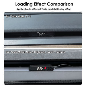 จอแสดงผลแบบ HUD ขนาดเล็กสำหรับรถยนต์ <span class=keywords><strong>Tesla</strong></span> Model <span class=keywords><strong>3</strong></span>/Y ดีไซน์ฝังในตัว แสดงความเร็ว ตำแหน่งเกียร์ และระดับแบตเตอรี่ - Product Image 3