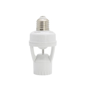 Soporte de bombilla <span class=keywords><strong>E27</strong></span> de <span class=keywords><strong>60W</strong></span> para uso doméstico y de oficina, soporte de bombilla con sensor de movimiento PIR, base de lámpara, tornillo - Product Image 5