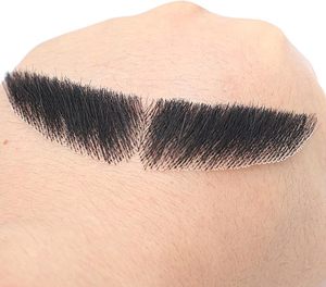 Barba e Zibetto Finti Realistici Annodati a Mano con Pizzo Invisibile, Stile Moderno per Cosplay, Halloween e Trucco Teatrale - Product Image 5