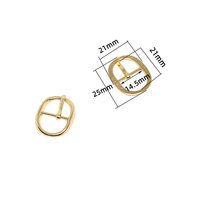 Sandales à la mode, boucles ovales, accessoires pour chaussures, clip, charme, décoration, boucles de chaussures en métal, vente en gros