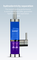 Robinet électrique en acier inoxydable de haute qualité chauffe-eau instantané vanne de pulvérisation extractible murale pour application de camping-car