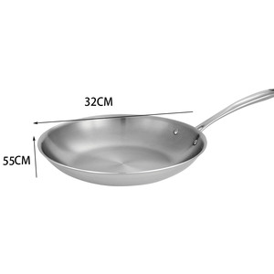 Sartenes Antiadherentes de 28 cm, Sartén de Acero Inoxidable, Sartenes para Freír Huevos, Filetes y Panqueques, Sartén de Cocina - Product Image 2
