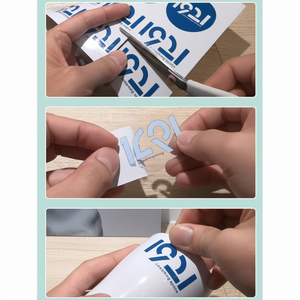 สติกเกอร์ตกแต่งแบบลอกลายด้วยความร้อนสำหรับสินค้าแฟชั่นพิมพ์โลโก้แบบ DIY ตามสั่ง - Product Image 1