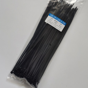 เอเอชอาร์ท ไนลอนเคเบิลไทร์ 2.5x200 มม. สายรัดพลาสติกสีดำสีขาวแบบล็อคตัวเองสำหรับการจัดระเบียบสายไฟ - Product Image 1