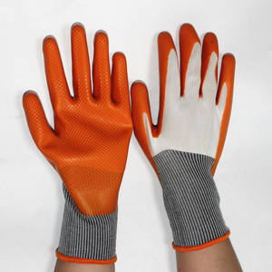 Suncend Safety Factory 13G Poliéster Liner Látex Palma Recubierto Relieve Seguridad Guantes DE TRABAJO - Product Image 6