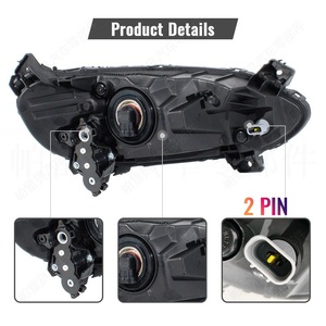 Luces Antiniebla Delanteras Nuevas para Hyundai Santa Fe I45 2013-2018, Lámparas Halógenas para Parachoques - Product Image 2