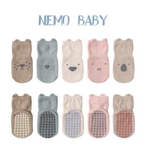 Kaos Kaki Bayi Anti Selip Katun 100% Bernapas Motif Kartun untuk Balita Usia 0-3 Tahun, Kaos Kaki Lantai Musim Dingin dari Katun Sisir - Product Image 3