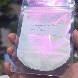 Pigmento in Polvere <span class=keywords><strong>Rosa</strong></span> Fantasma Intenso per Vernici Auto, Effetto Perlescente Iridiscente con Interferenza Arcobaleno - Product Image 3