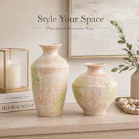 Vases en céramique et porcelaine d'art moderne, décoration esthétique pour la maison, salon, salle à manger, accessoires de décoration, centres de table de mariage