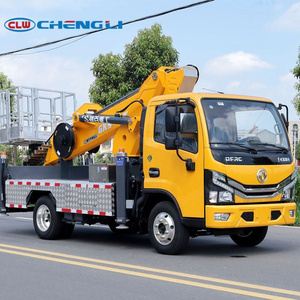 Dongfeng New Diesel Aerial Work Platform 7 22m Boom Lift Manual Euro 2 High Reach Telescopic Articulating Vehicle - Product Image 3