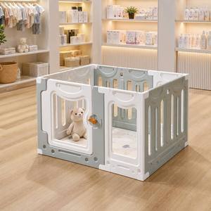Parc de jeu compact pour bébé à prix <span class=keywords><strong>d</strong></span>'usine, clôture de sécurité intérieure avec portillon, pliable et modulaire pour enfants, tout-petits, crèches, garderies et maisons - Product Image 2