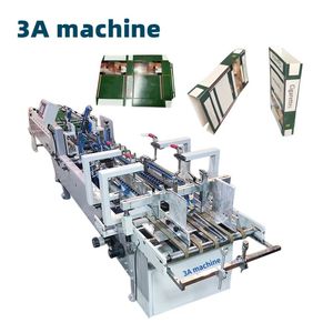 Machine plieuse-colleuse automatique de cartons 3ACQ+580D pour boîtes à six coins (6 coins) pour l'industrie alimentaire - Product Image 1