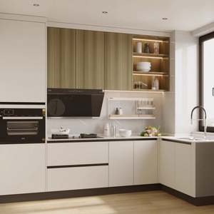 Juego de Muebles de Cocina Modernos Minimalistas Santopova con Electrodomésticos Integrados - Product Image 1