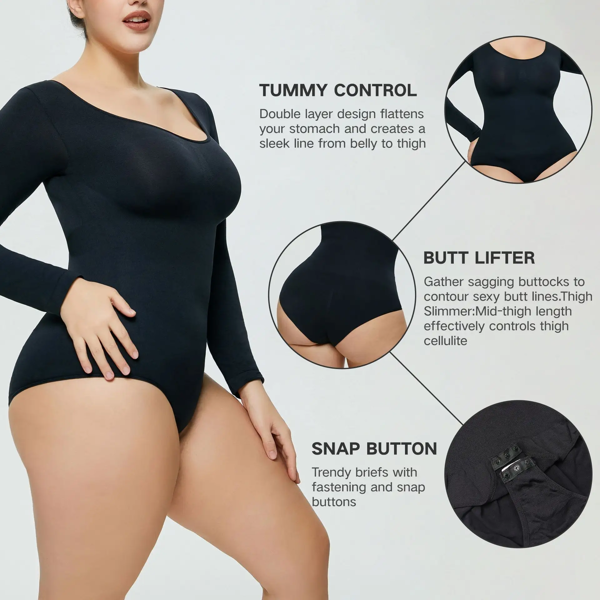 Body Intiflower BL3279 para mulheres Colombianas sem costura com modelagem firme Colete de controle de barriga respirável Top Slim para mulheres