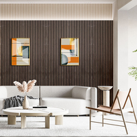 Panneaux acoustiques en bois, panneaux muraux à lattes pour la décoration de la pièce