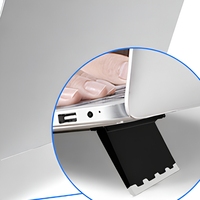 Support pour ordinateur portable réglable en acrylique ABS, taille personnalisable