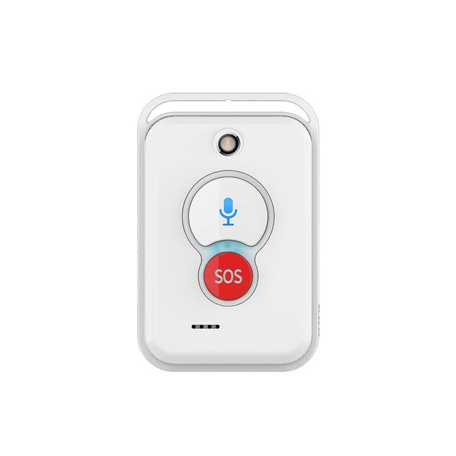 Elderly Neck-Hanging Children's Plastic Pendant Locator Anti-Lost Tracker SOS Call Video Call GPS Positioning Health Monitoring