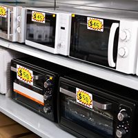 Autocollants de vente de garage 300 pièces, (2 "x 3") autocollants adhésifs amovibles pour étiquettes de prix de vente de jardin avec espace pour écrire les prix
