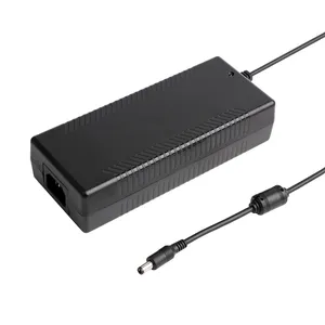 Black Desktop AC to DC Power Adapter 24V 6A Power Supply 24 Volt 6 Amp 144W Adaptor Charger For LCD TV