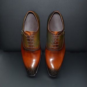 Nouvelles chaussures habillées décontractées multifonctionnelles pour hommes, dessus en cuir véritable, chaussures en cuir pour hommes, vente directe d'usine - Product Image 2