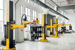 Robot palettiseur automatique à portique cantilever en plastique à colonne unique BORUNTE pour ligne d'emballage de cartons - Product Image 6