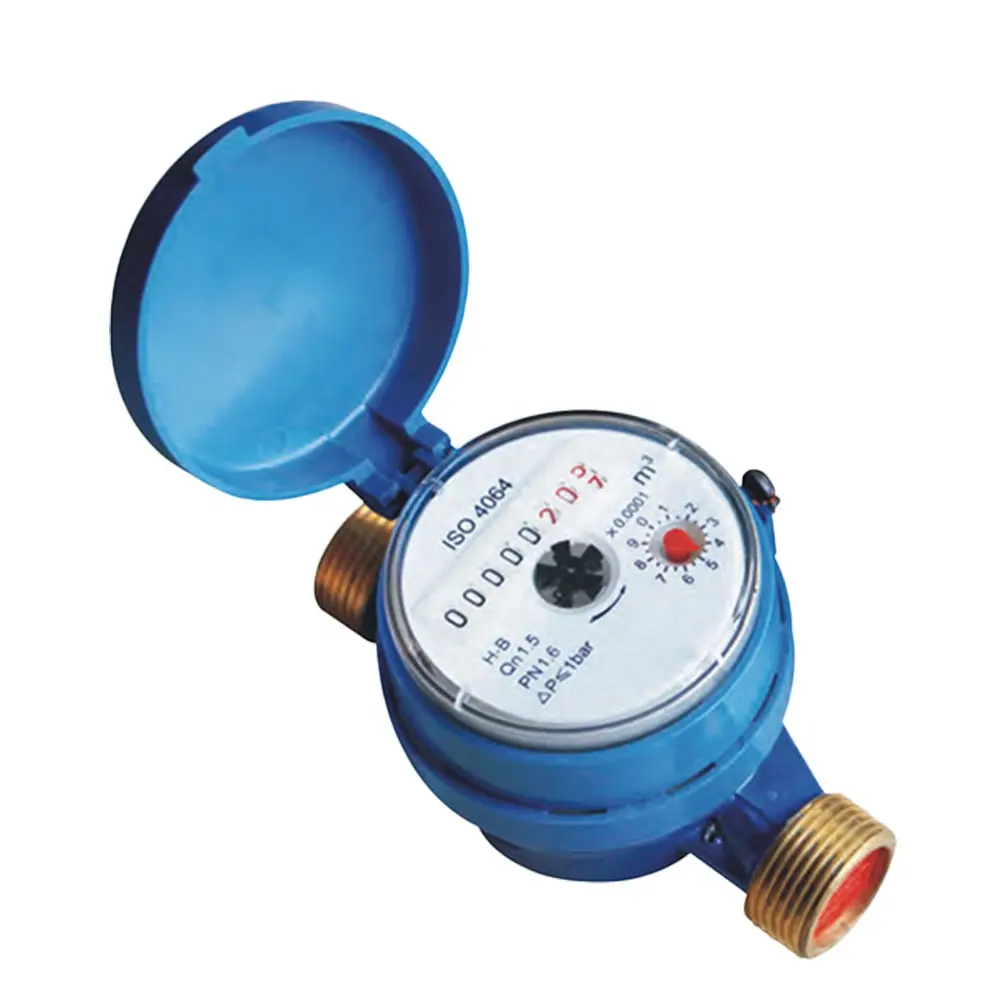 Wesdom single jet brass water meter digital price