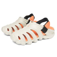 Sandales de sport pour hommes avec logo personnalisé, en EVA respirant, séchage rapide, semelle épaisse, pour la plage et les activités de plein air, chaussures décontractées – Grande Vente