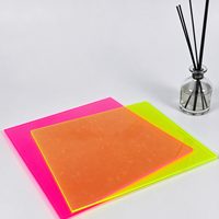 Plaque acrylique colorée haute brillance PMMA Perspex, épaisseur et dimensions personnalisées pour affichage, signalétique, décoration de meubles