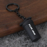 Porte-clés Série Fitness Créative, Breloque haltère et disque de musculation, Pendentif pour sac à dos