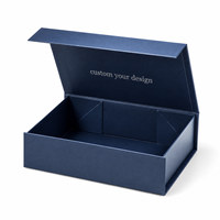 Boîte cadeau magnétique pliable personnalisée, boîte d'emballage en papier rigide pliable de luxe avec logo personnalisé pour vêtements, lingerie et cadeaux