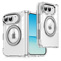 Étui de téléphone pliable à 360 degrés pour Apple Duo, avec protection des objectifs métalliques iPhone DUO, couleur assortie